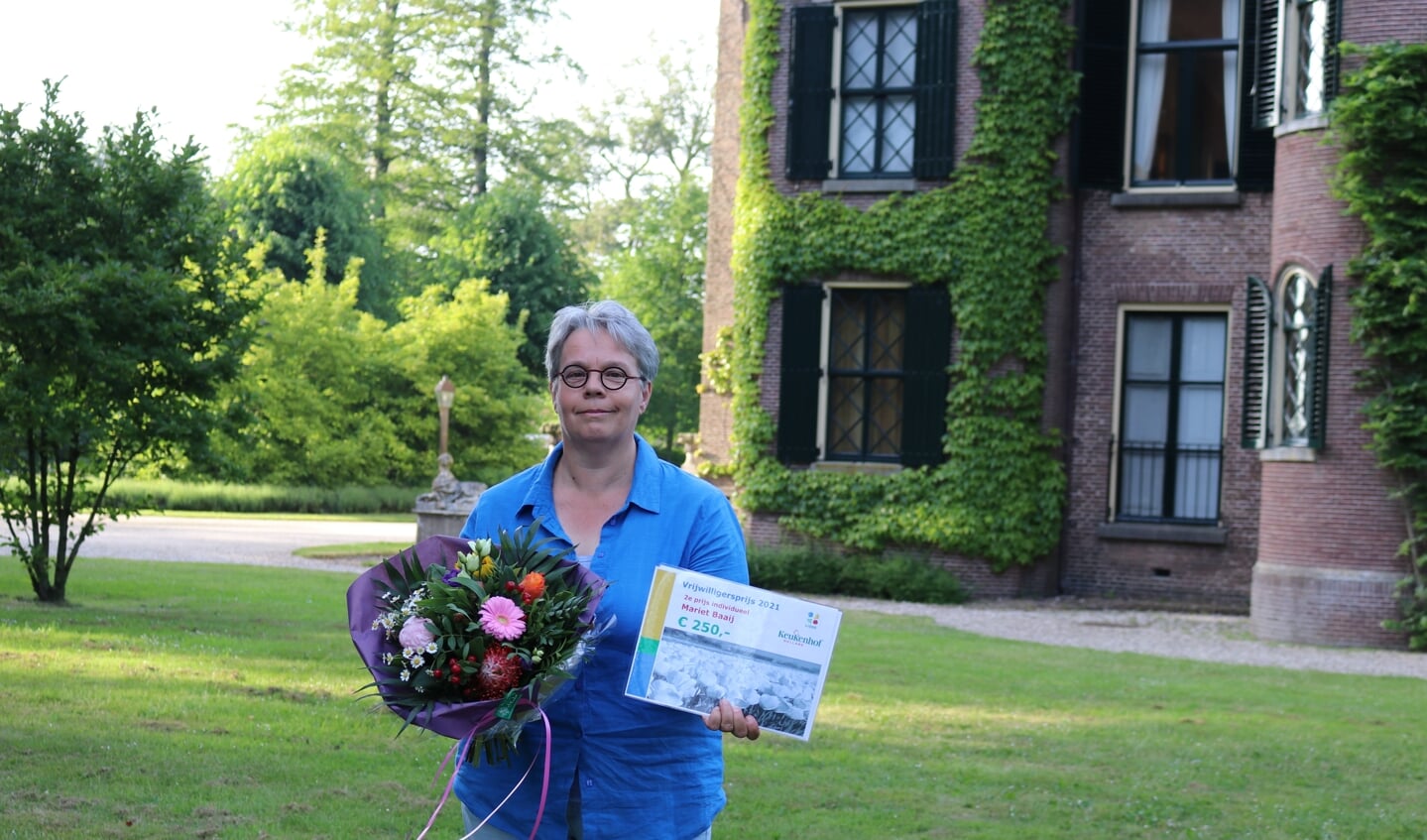 Mariët Baaij won de tweede prijs.