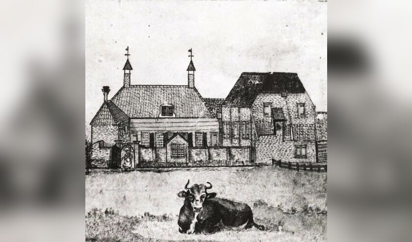 <p>De schuilkerk bij het Mallegat, herbouwd in 1710. | Foto: Oud Lisse</p>