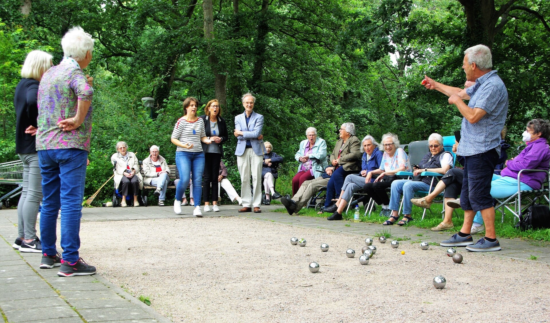Elke donderdagmiddag zal er gelegenheid zijn om wedstrijdjes jeu de boules te spelen. | Foto Willemien Timmers