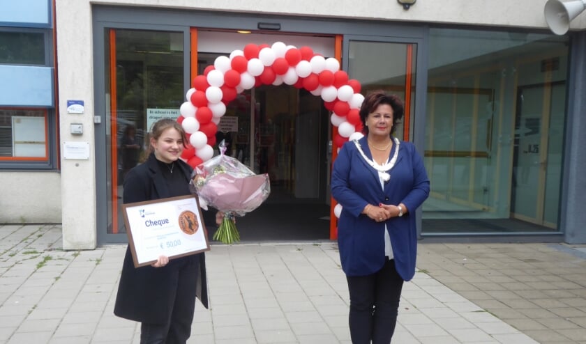 <p>Julia Braam's ontwerp werd bekroond met een cheque van 50 euro. </p>