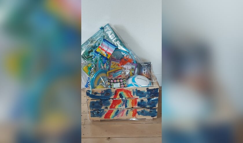 Voorbeeld van een van de pakketten die is uitgereikt.