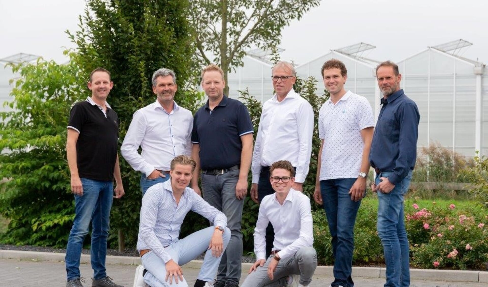 Het totale team van Kreling Chrysanten. 