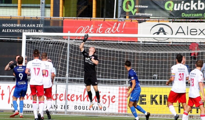 Bij Noordwijk was er een hoofdrol voor keeper Lars Jansen de een aantal bepalende reddingen verrichtte.