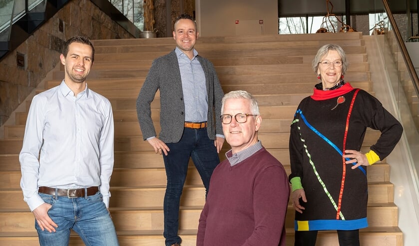 <p>Bas de Weijert, Hubrecht van der Beek, Richard van de Wiel en Loes Dockheer. </p>