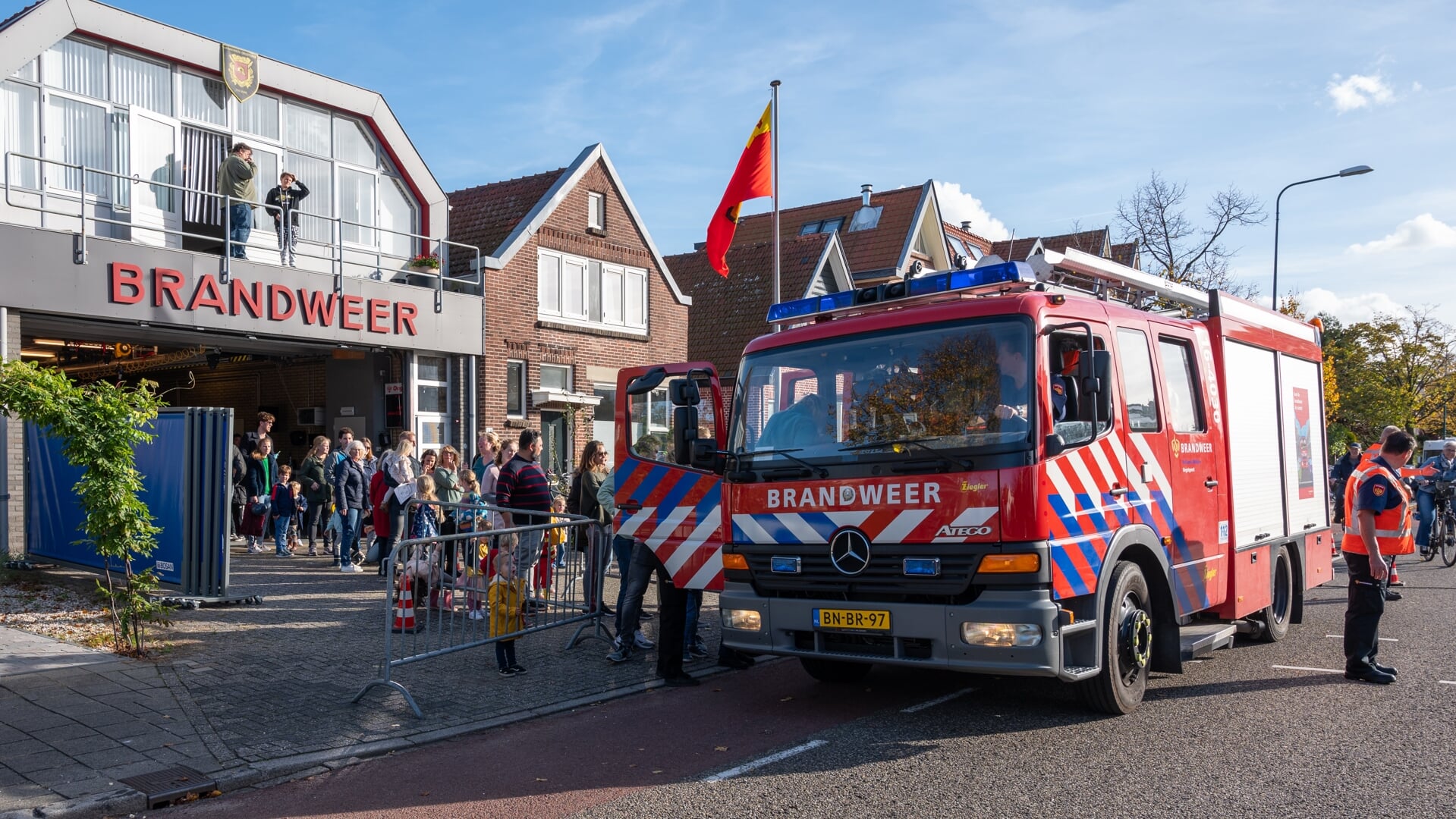 De laatste open dag van de Brandweer Oegstgeest in oktober 2022.