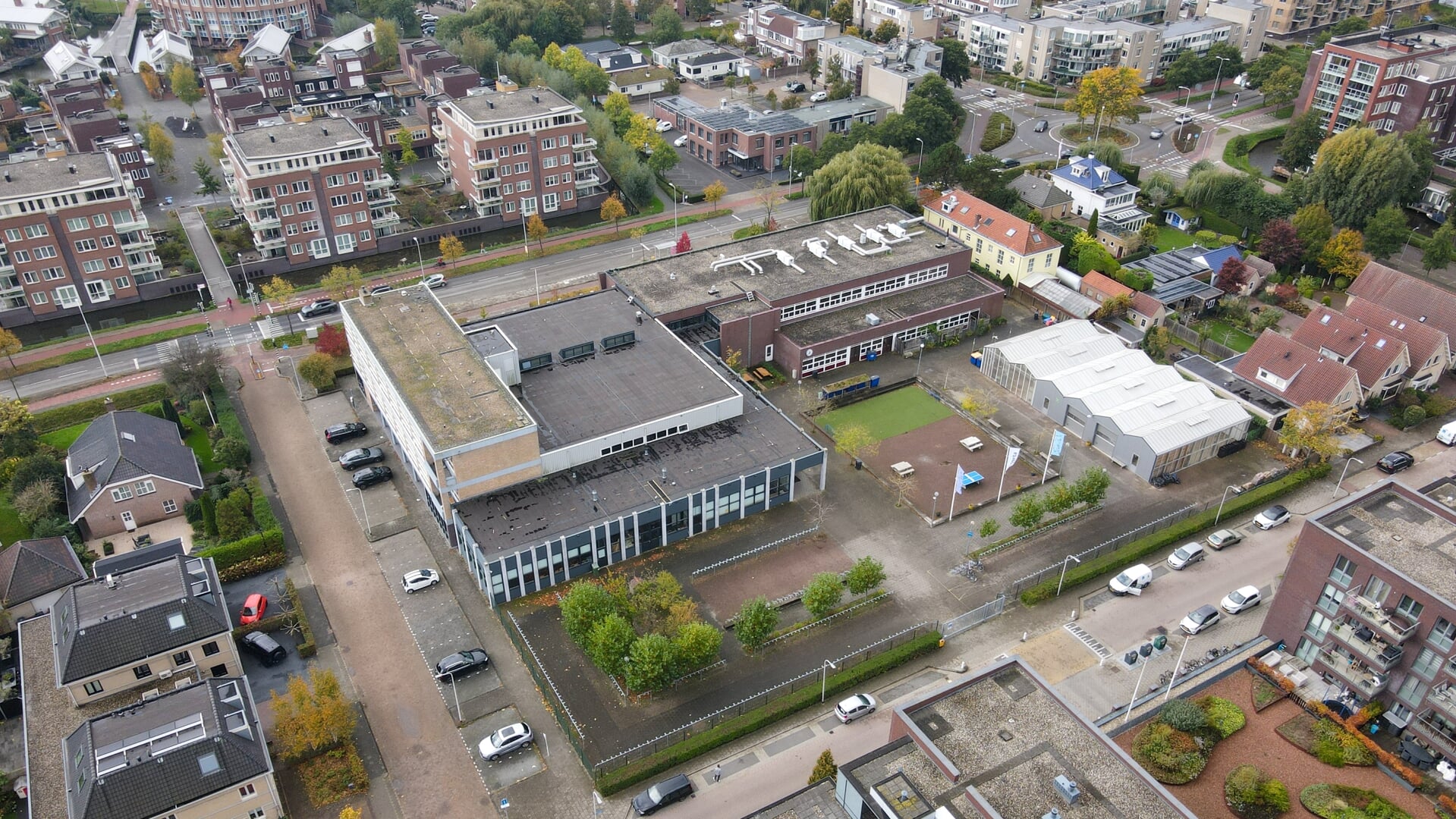 Het schoolgebouw van Yuverta aan de Sandtlaan in Rijnsburg. | Foto: Marc Wonnink