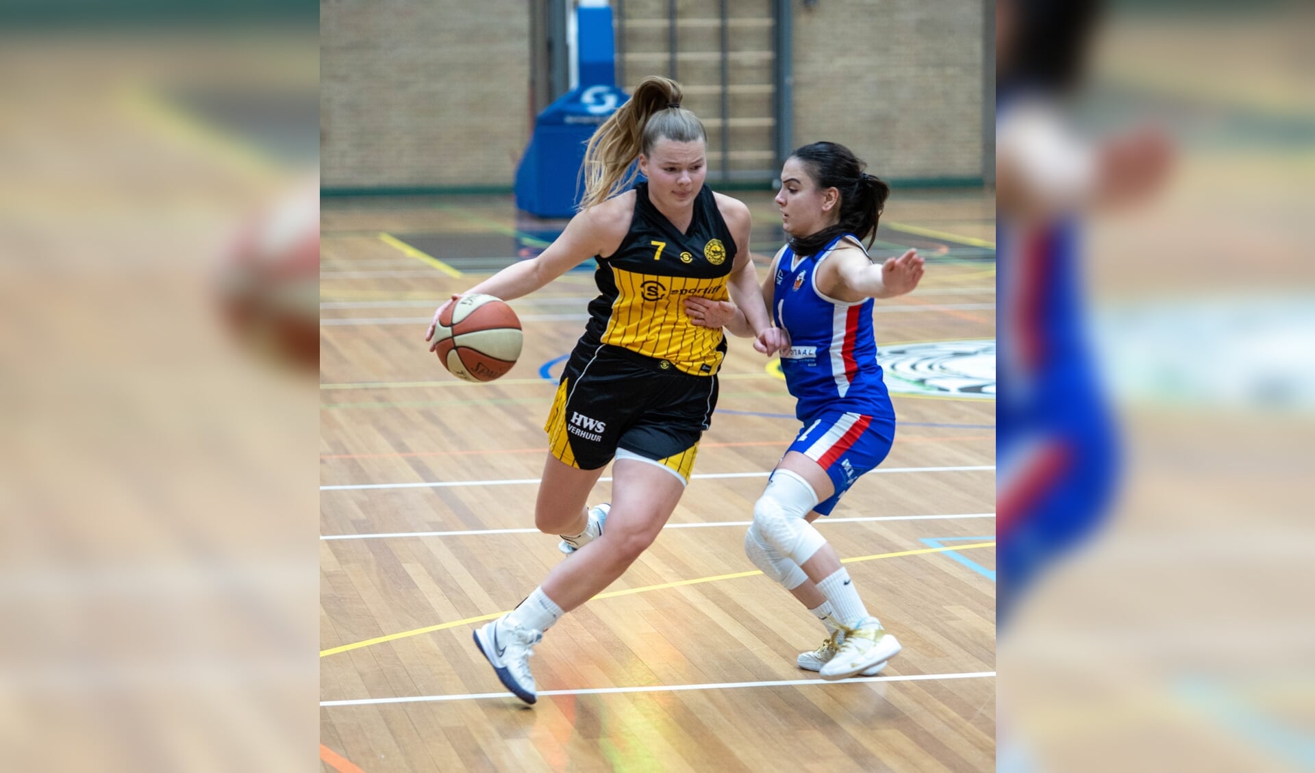 Rosalie Aandewiel in actie. | Foto: Wim Kulk