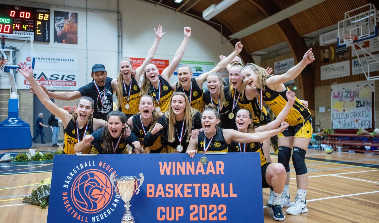 De dames van Sportiff Grasshoppers zijn nationaal kampioen. | Foto: Wim Kulk