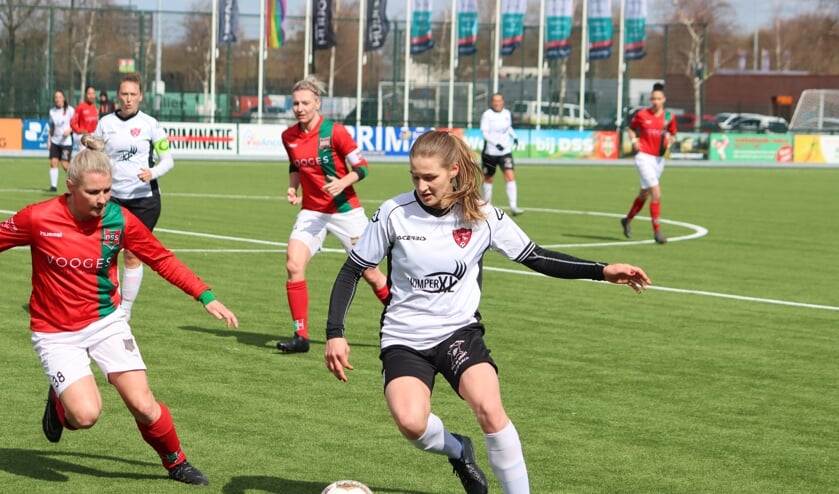 Jasmina Hadsimusic speelde een goede wedstrijd en scoorde de 1-2. | Foto: PR  