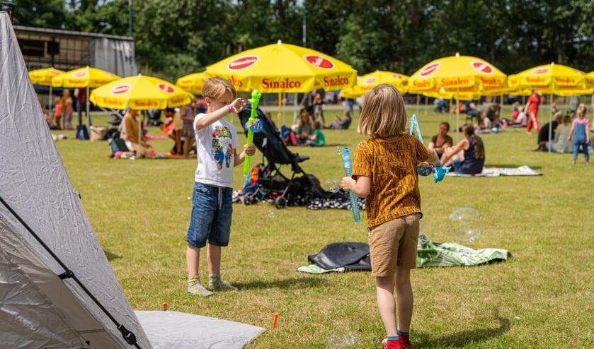 Voor de kinderen was er genoeg te doen bij het festival