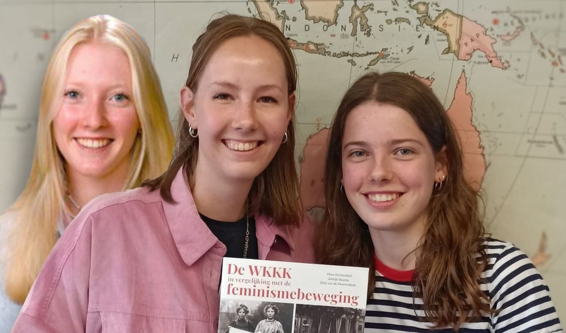 Van links naar rechts: Jasmijn Baarda, Mara Knottenbelt en Elise van de Meerendonk. | Foto: PR
