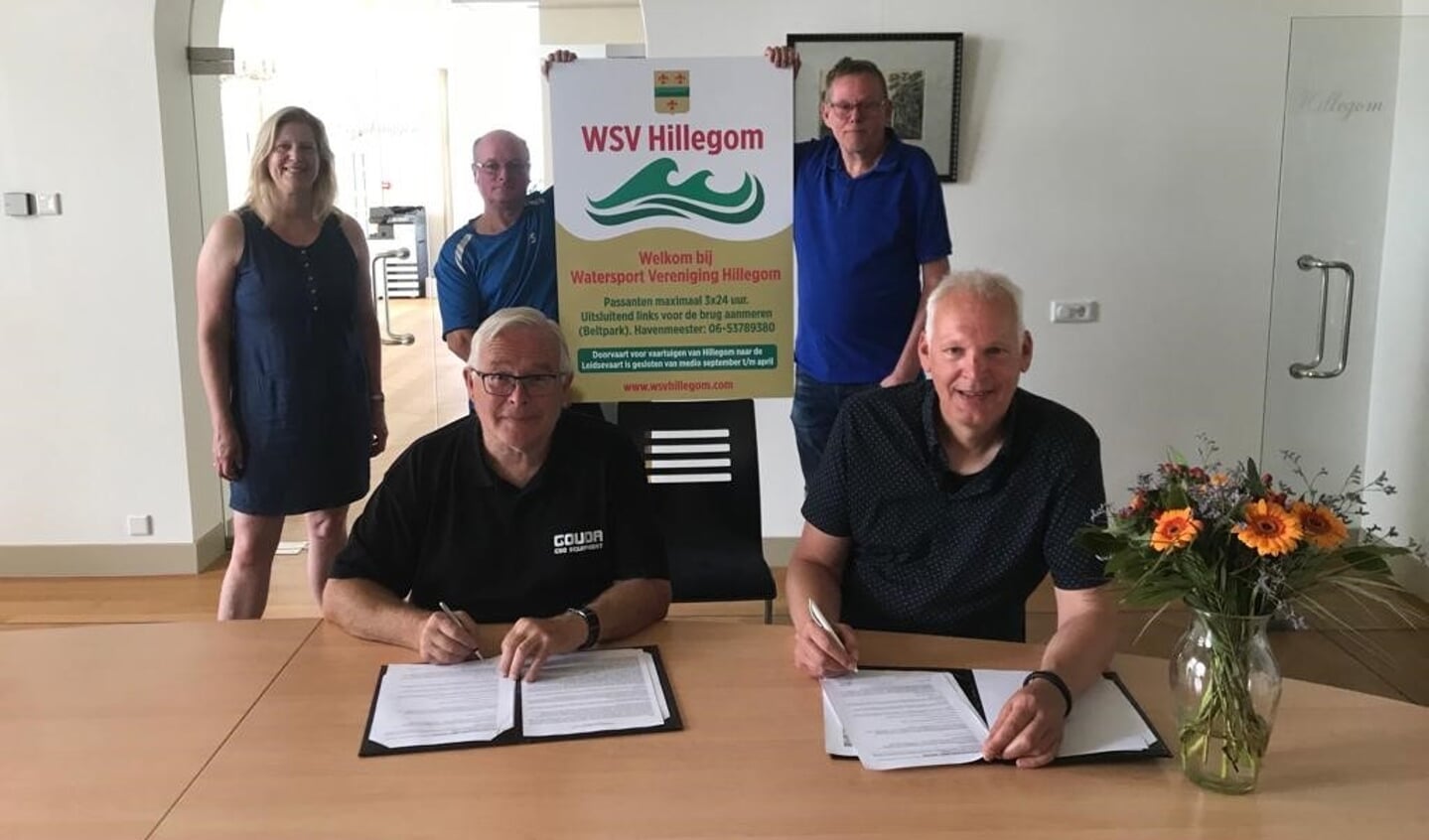 Vlnr: achter: Sebina Woltjer, Eric-Jan Geertsen en Arno Stokkel, voor: Donald Pranger en Maarten Dijkshoorn. | Foto: pr