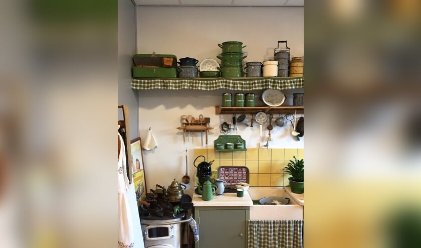 De keuken van het museum. | Foto Marja Schakelaar