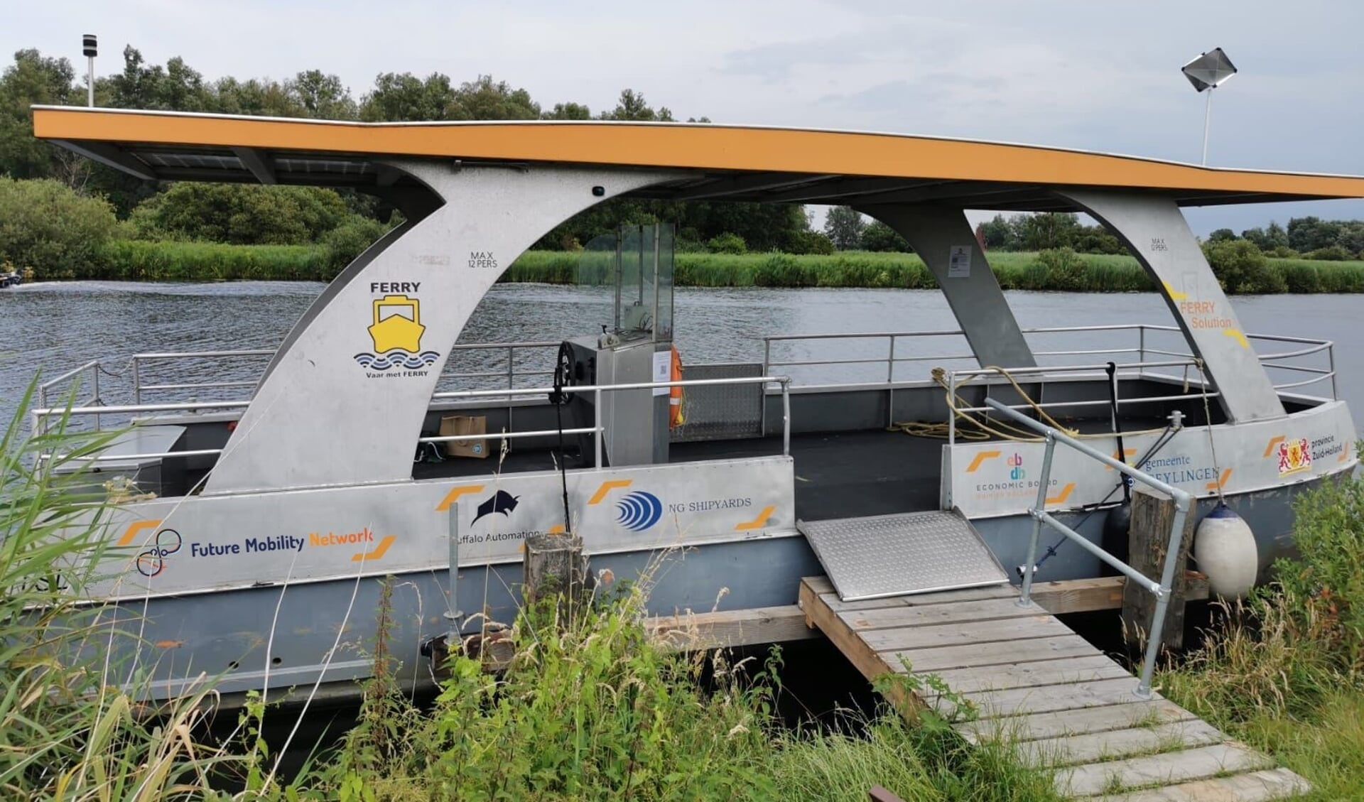 De Ferry Solution vaart voor het tweede jaar in Warmond. | Foto: pr.