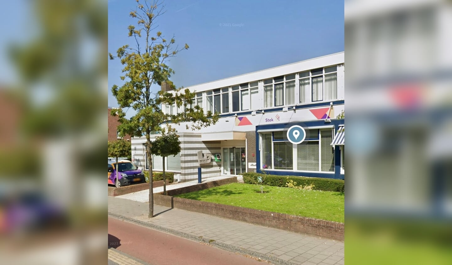 Het Steunpunt Noordwijk van woningbouwvereniging Stek aan de Van Panhuysstraat, | Foto: Google Maps.