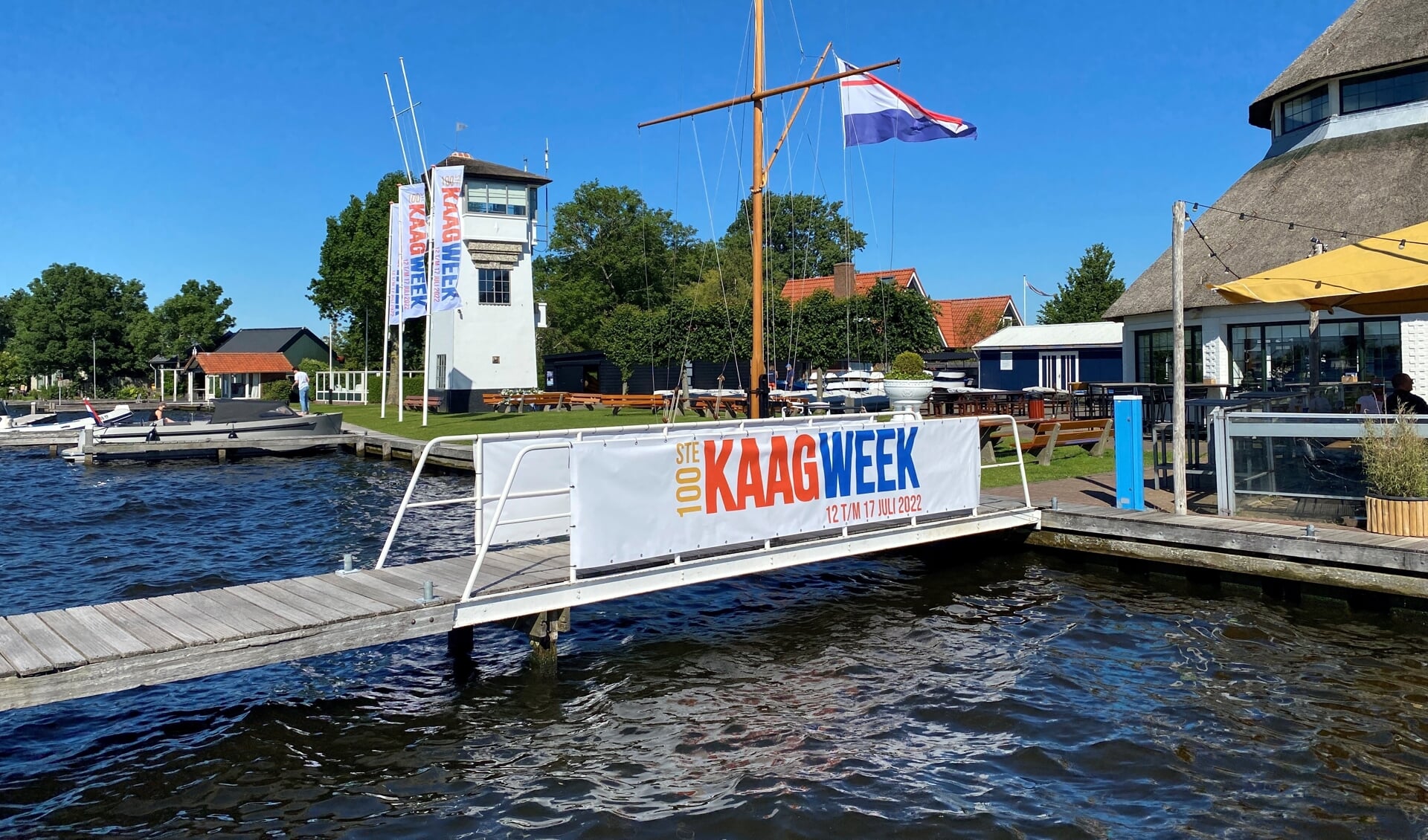 Na de droge Kaagweek volgt de 'natte' editie, met veel watersport op de Kagerplassen. | Foto: pr.