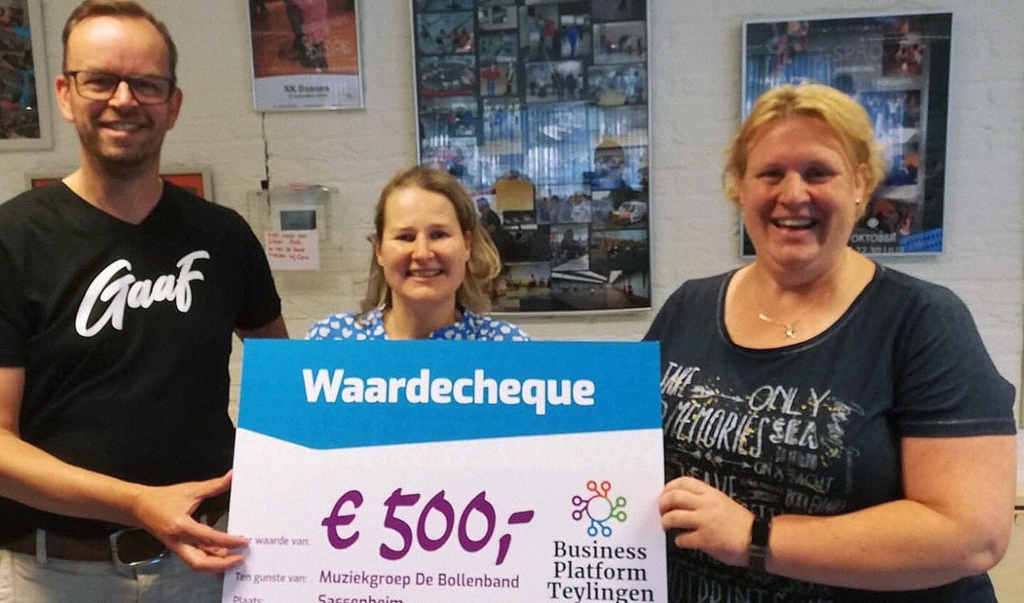 Krijn van Dijk, Jacqueline de Groot en Suzan van der Vlugt.