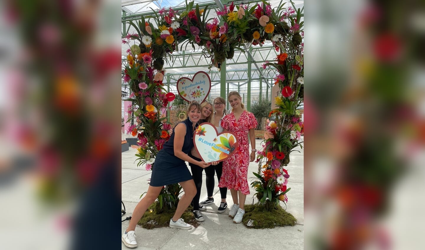 Bloemenhart door Dini Holtrop met dank aan Barendsen
