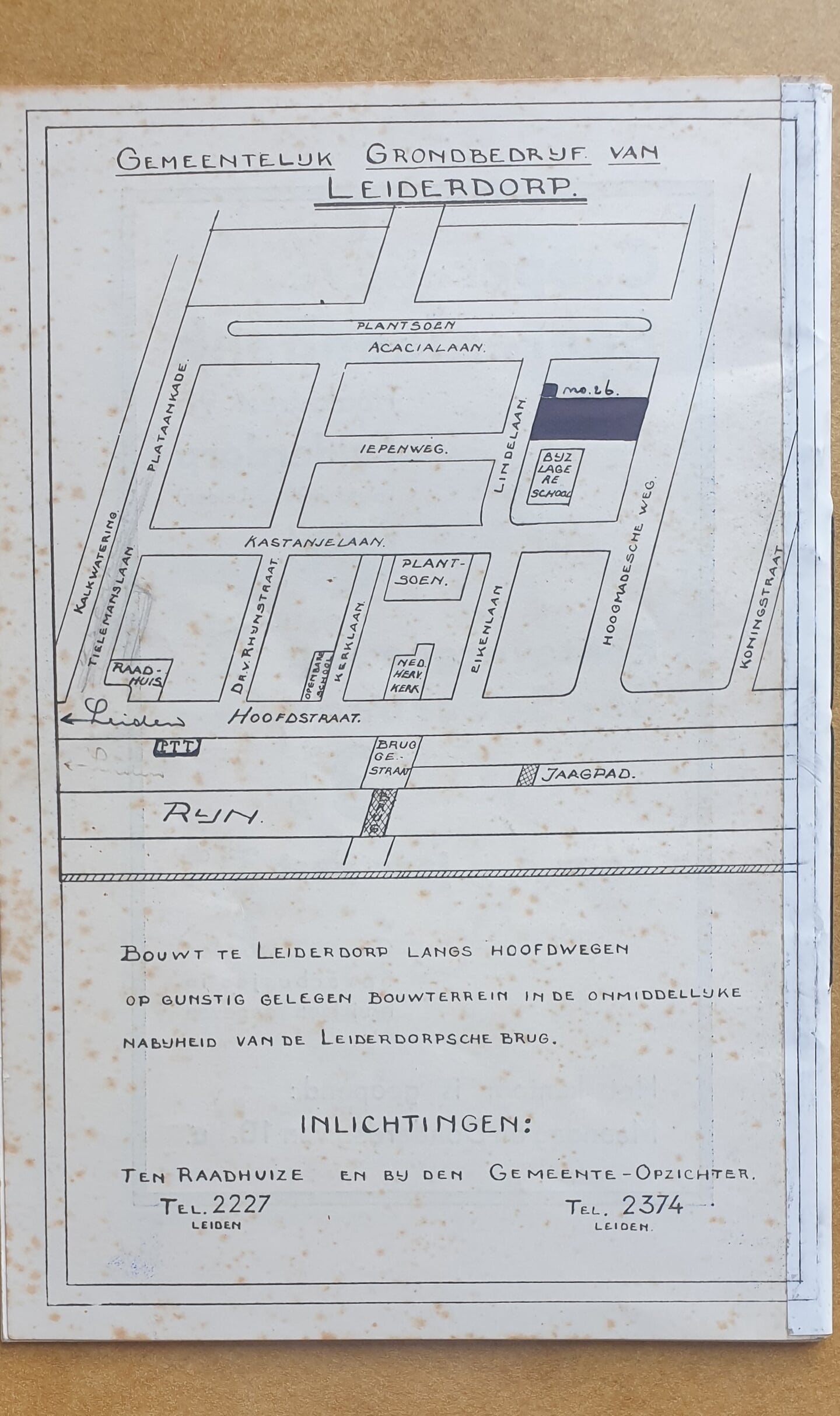 Het beoogde stratenplan van de Kerkwijk uit begin jaren 30 van de vorige eeuw. .