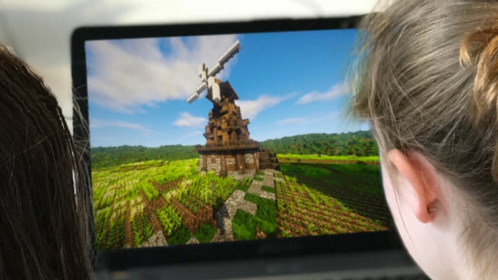 Bezoek en bouw een molen met Minecraft