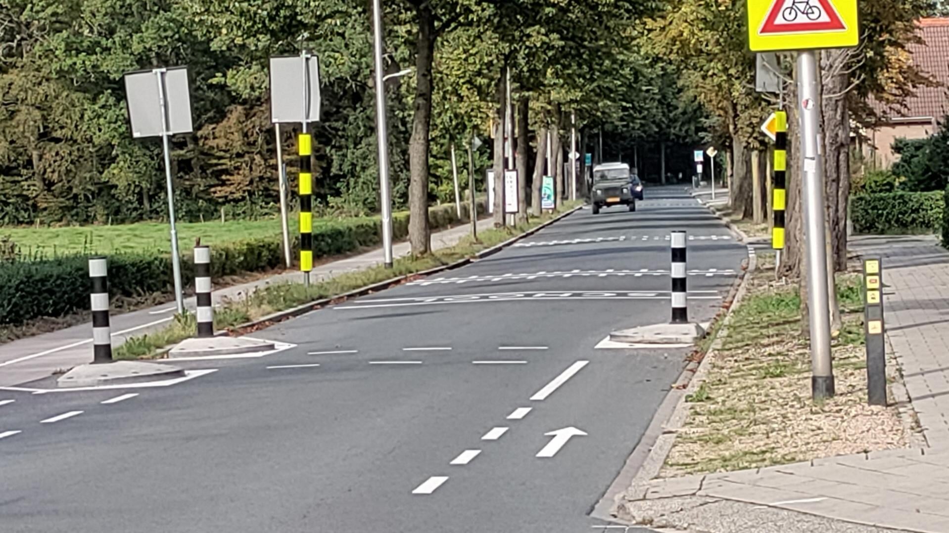 Na de herinrichting van de Herenweg is de oversteeksituatie voor fietsers veranderd. | Foto: pr.