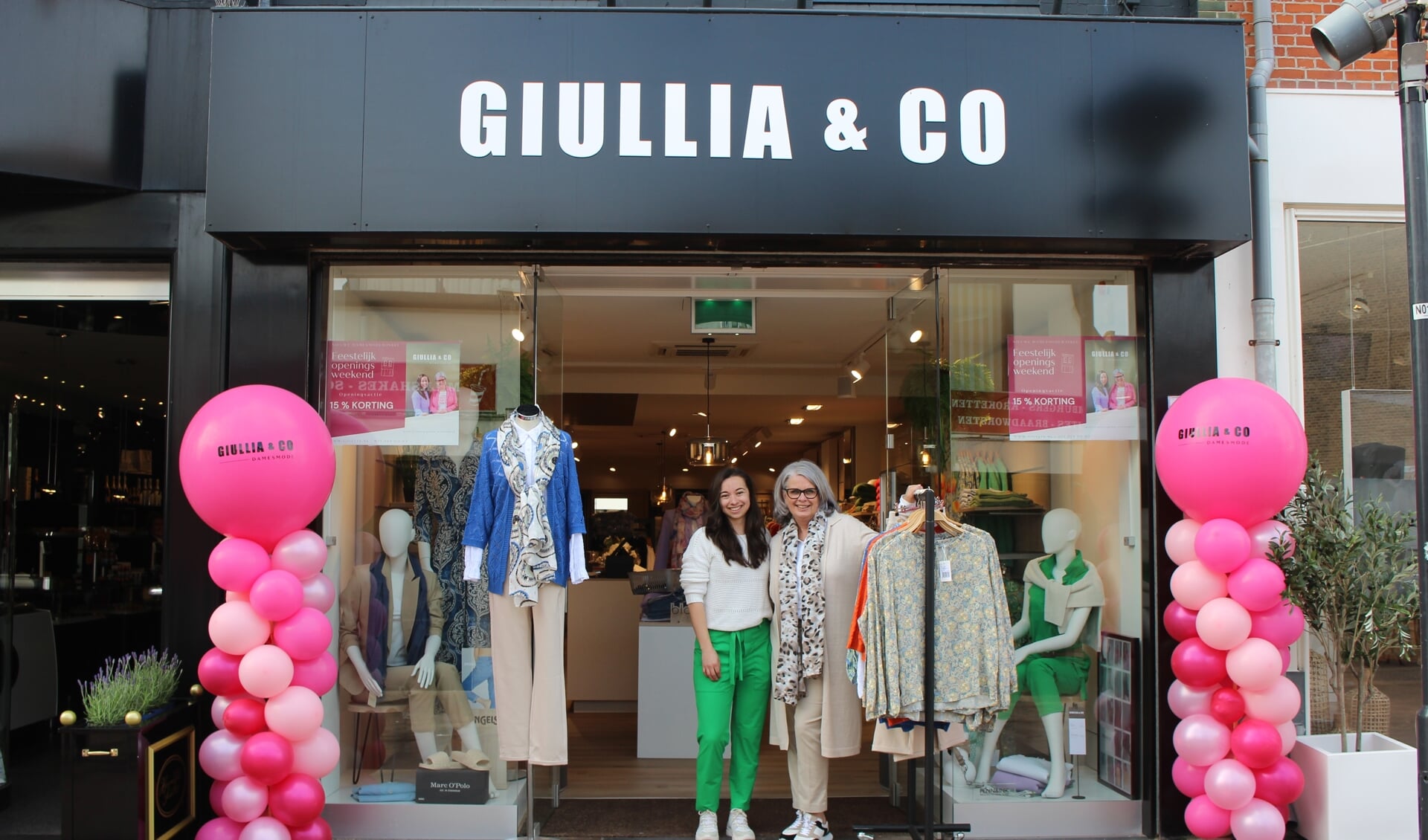 De nieuwe damesmodezaak Giullia &Co. 