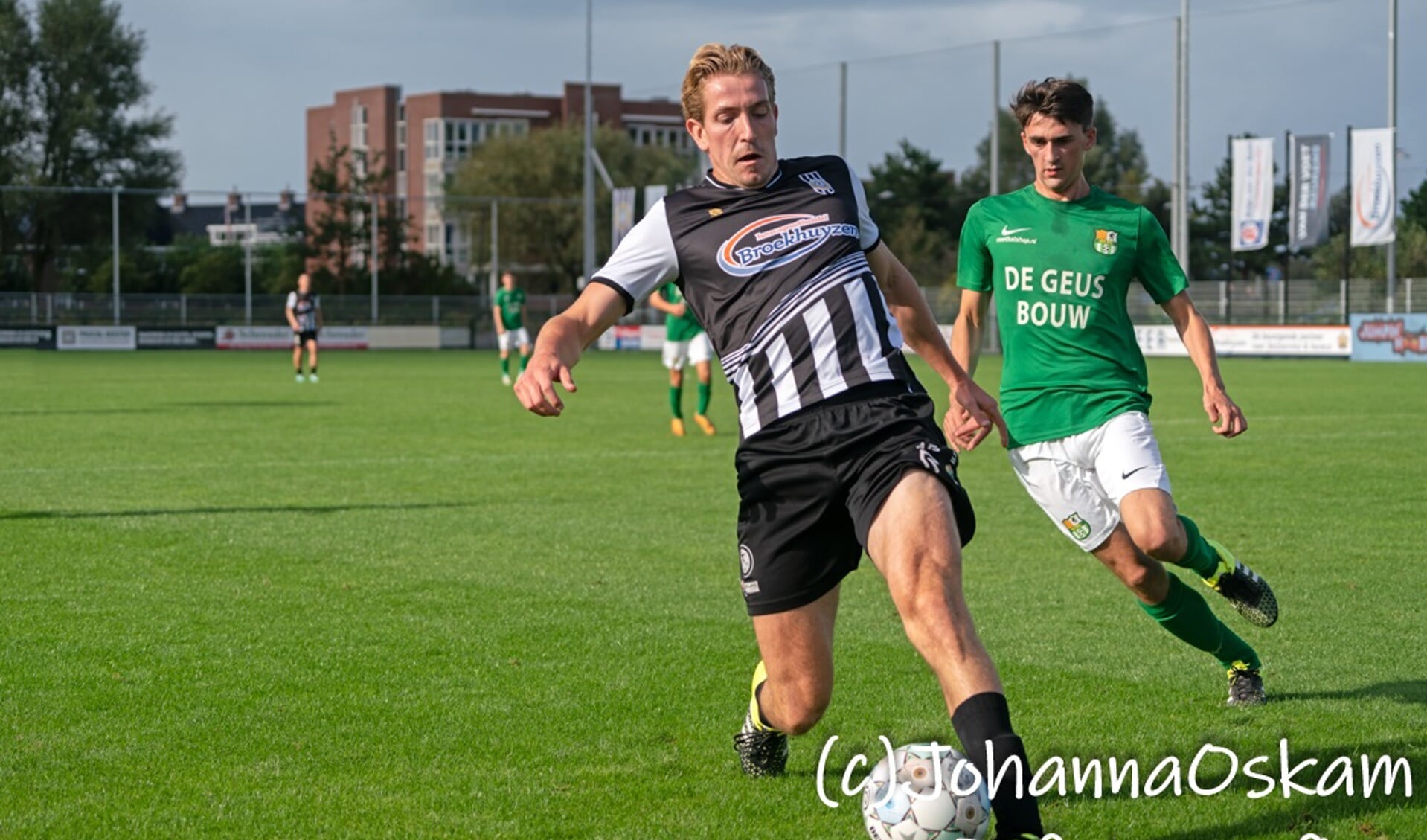 Coen van de Mey aan de bal. | Foto: Johanna Oskam.