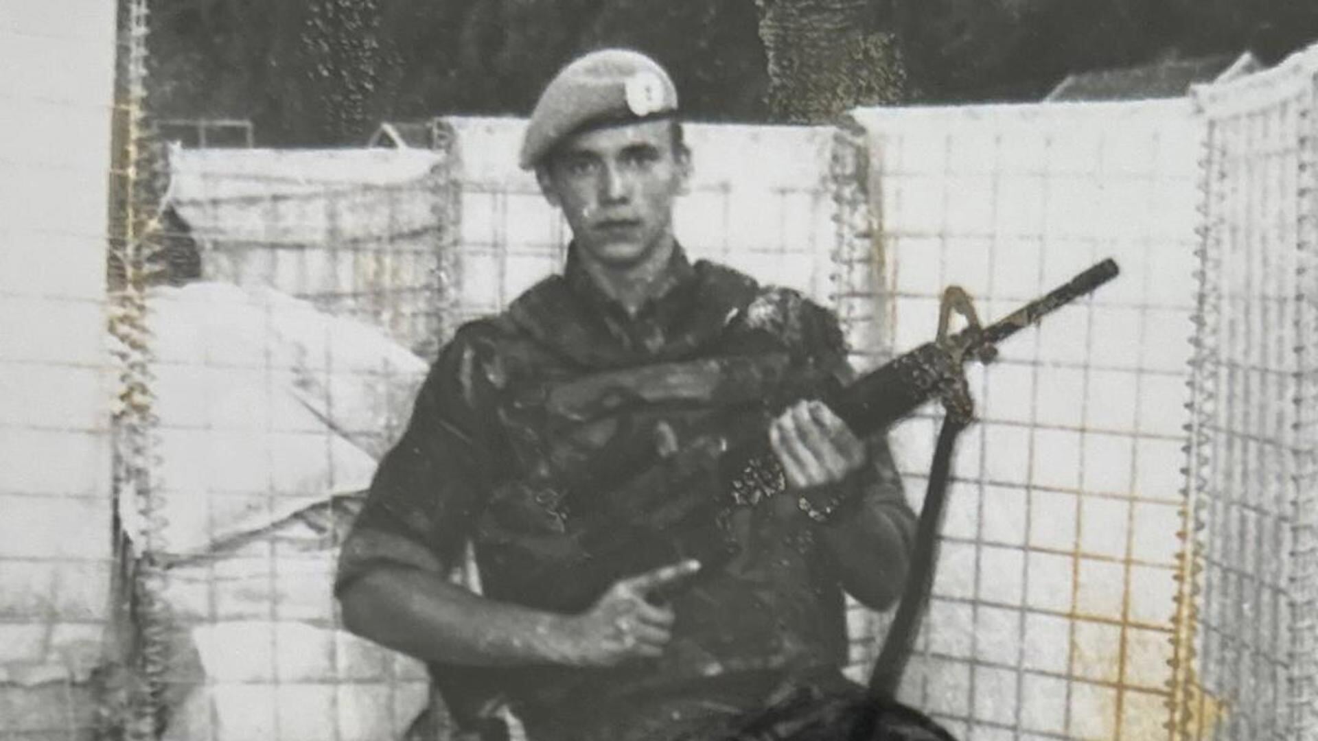 Pepijn Hentenaar in 1994 in Centraal Bosnië waar hij onderdeel was van de UNPROFOR missie.