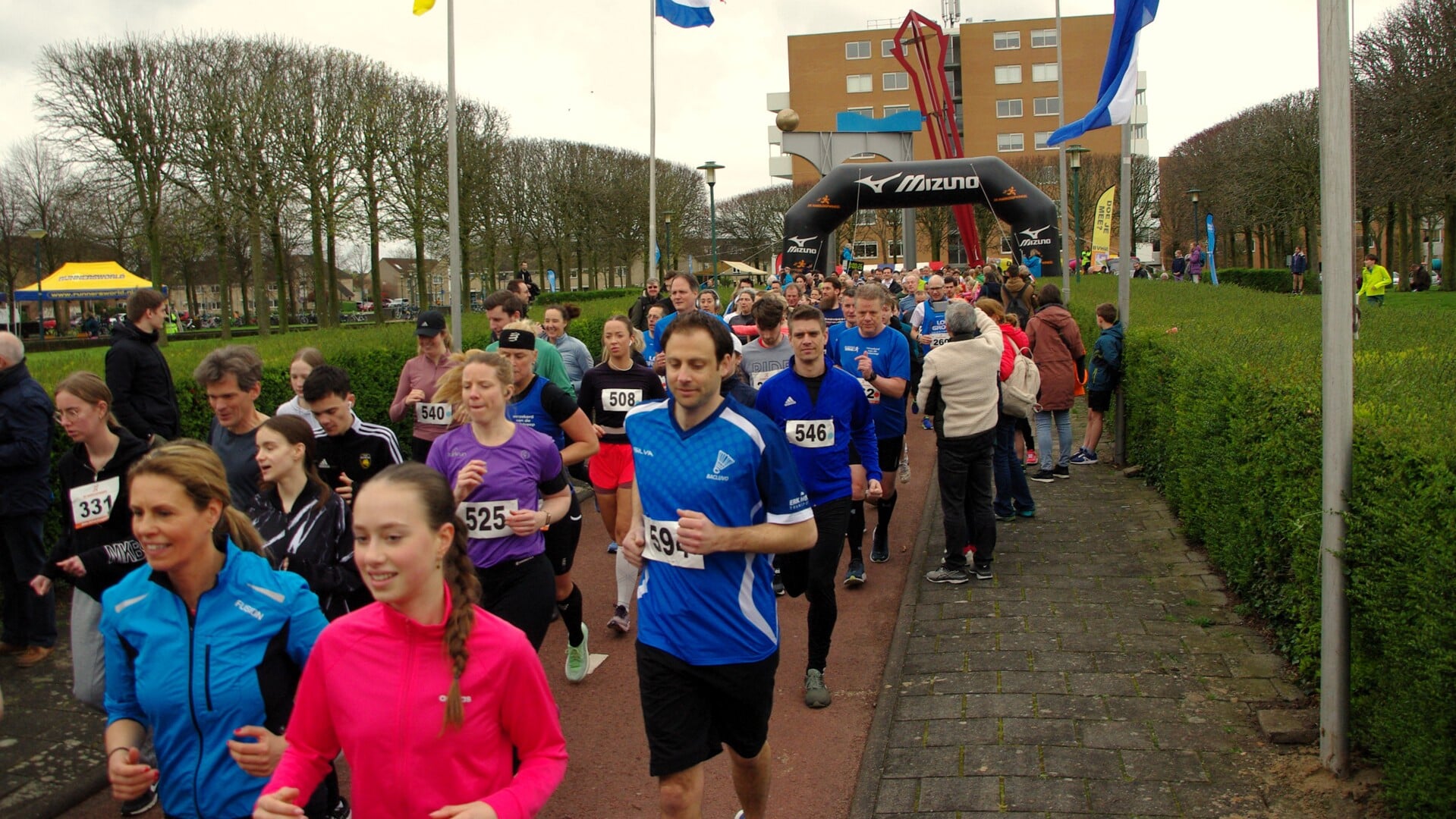 De loop kende een recordaantal deelnemers. | Foto Willemien Timmers