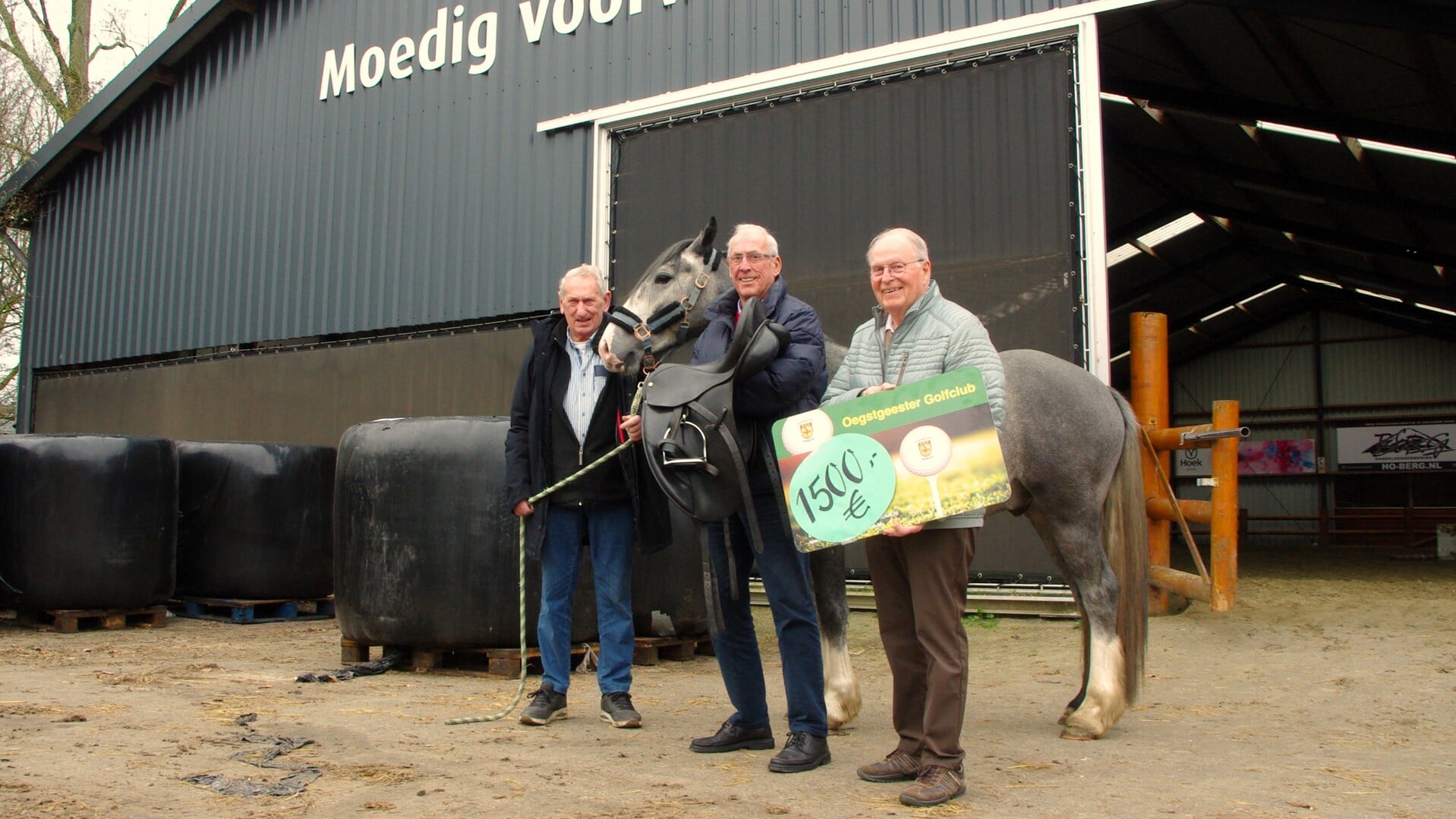 Piet van Dam, Gé Brandhorst en Helmut Feller. 