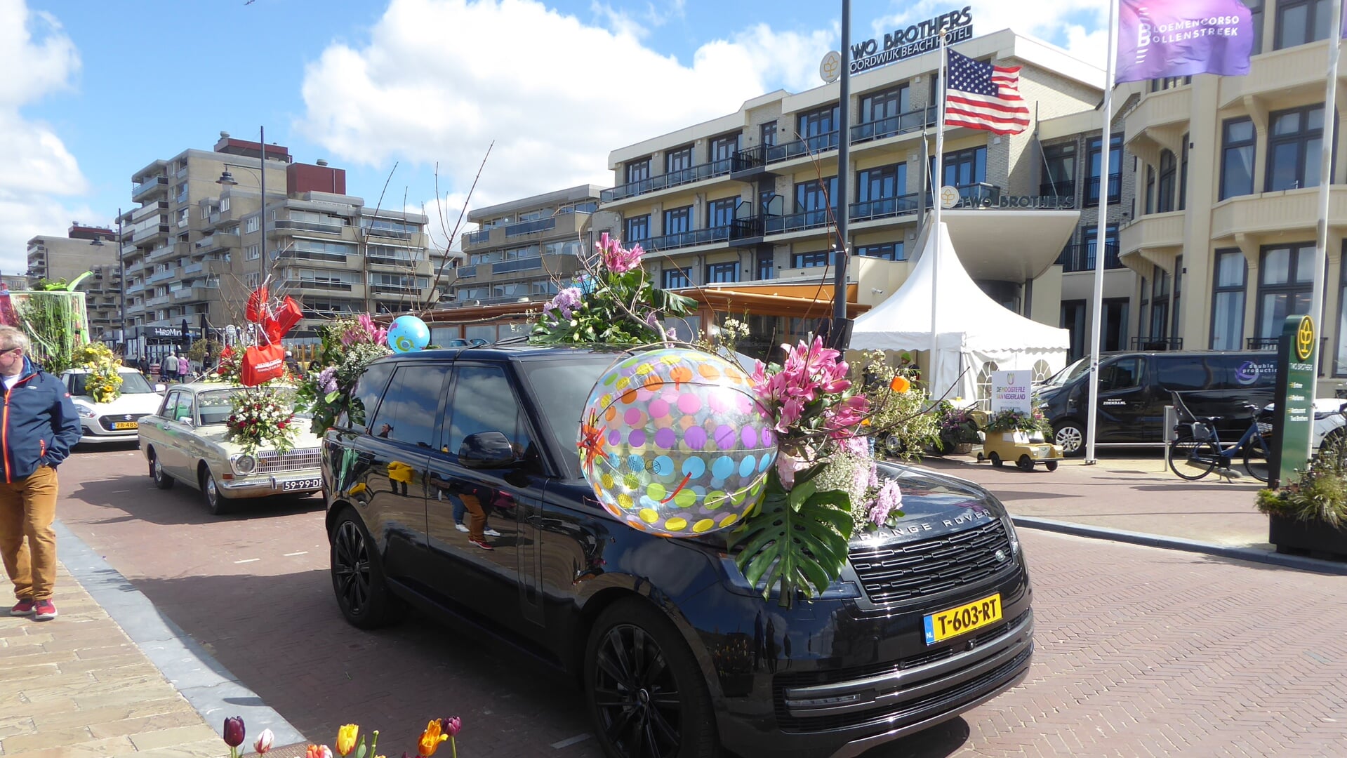 De mooiste file van Nederland was weer te zien in Noordwijk. | Foto: Ina Verblaauw