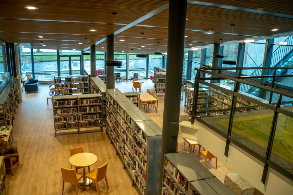 De Leiderdorpse bibliotheek is klaar om te heropenen zodra de lockdown voorbij is. | Foto: J.P. Kranenburg