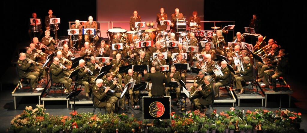 Het Reünie Orkest Artillerie Trompetterkorps. | Foto: Arjan Woltersom