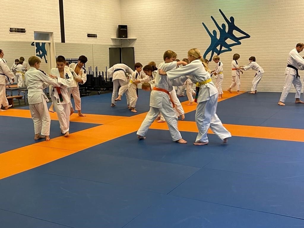 De jonge judoka's deden hun best alle worpen en technieken zo goed mogelijk uit te voeren. | Foto: PR