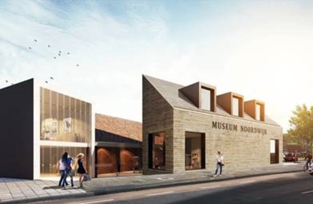 Een artist impression van het vernieuwe Museum Noordwijk. | Foto: PR
