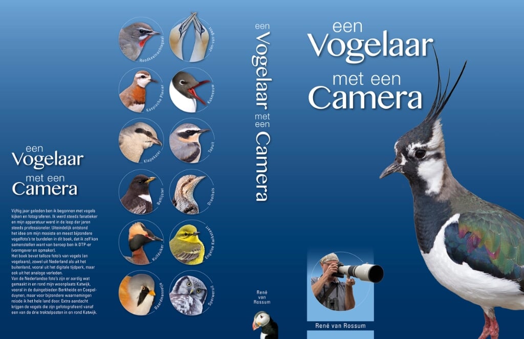 Omslag van het boek 'een Vogelaar met een Camera'. 