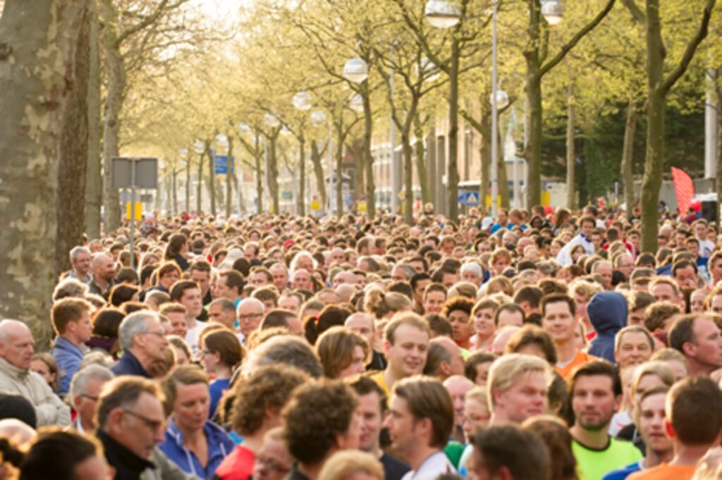 'Zonder drukte verliest de Singelloop zijn glans'. | Foto: singelloop-leiden.nl