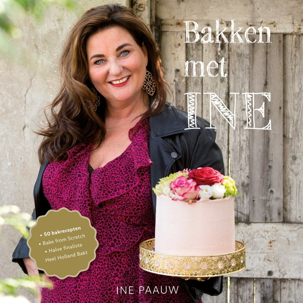 Cover van het boek ‘Bakken met Ine’. | Foto: pr