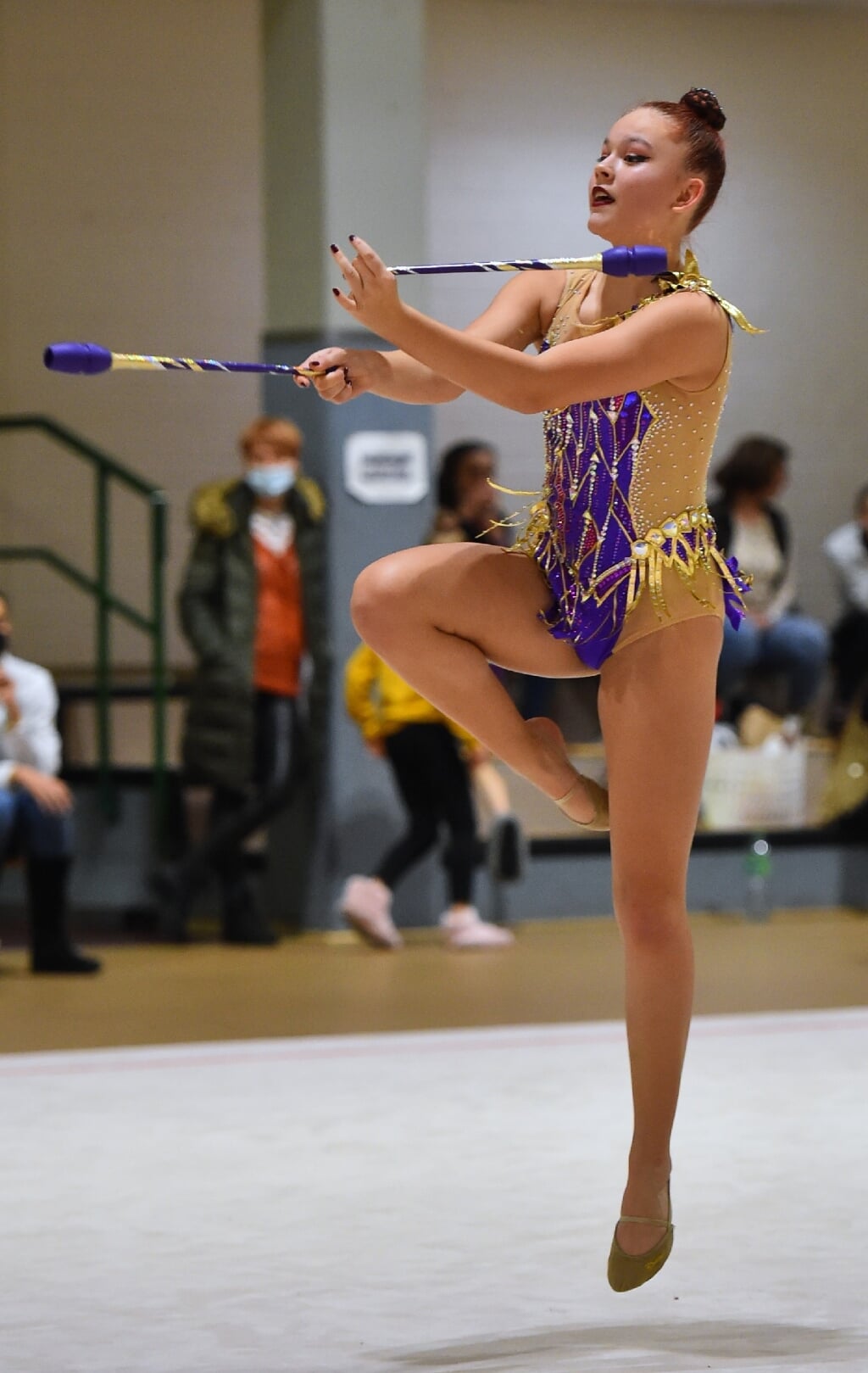 Ook gymnaste Lorelei Csellak uit Sassenheim strijdt mee. | Foto: pr.