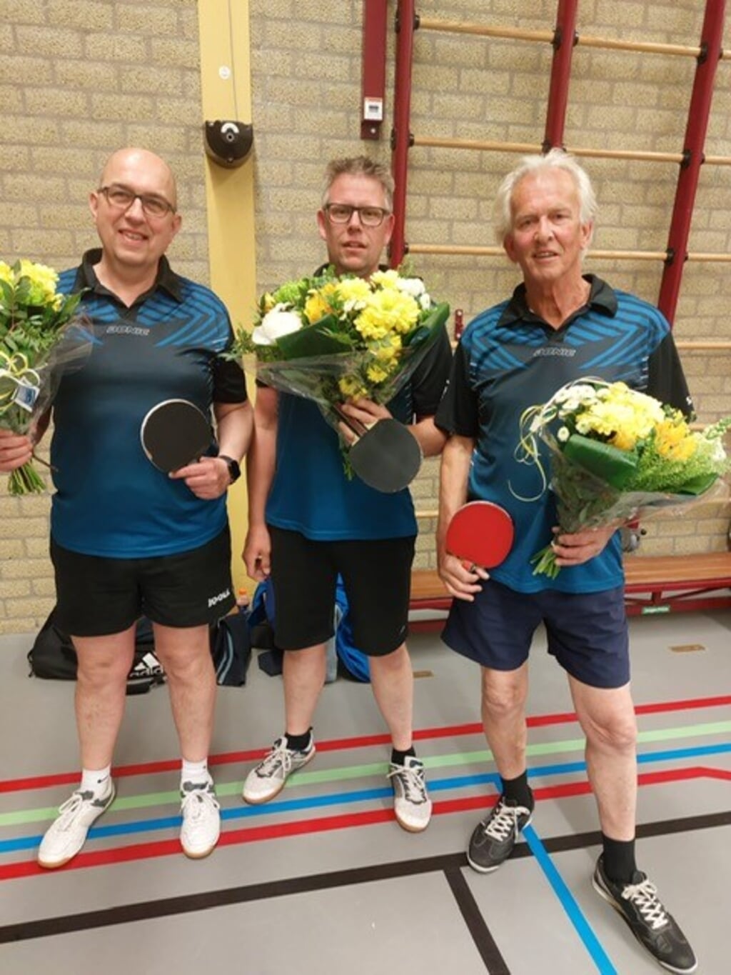 Kampioenen Jan Mientjes, Jan Willem Los en Nico Rotteveel. | Foto: pr.