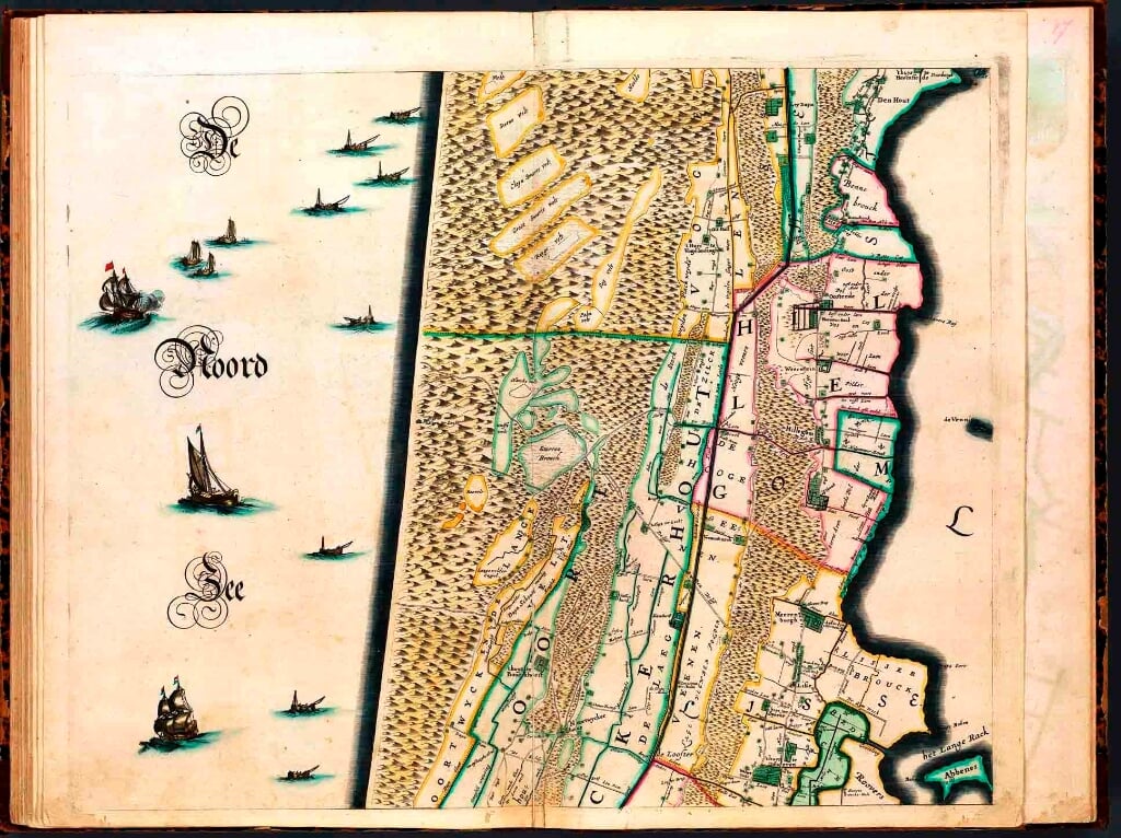 Oude kaart uit 1676. | Foto: Genootschap Oud de Zilck.