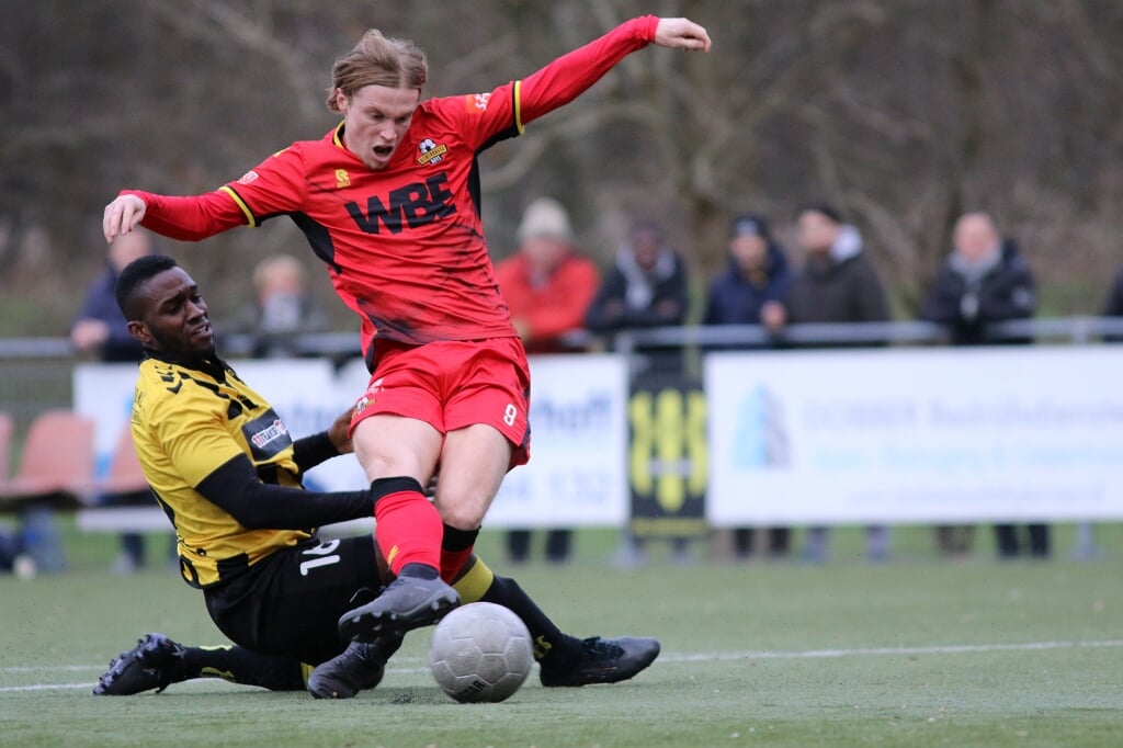 Dani van der Moot tijdens de wedstrijd OFC-Rbb. | Foto: H. Heemskerk. 