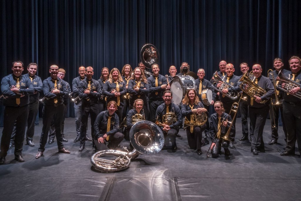 Adest Brass geeft op vrijdag 5 april, samen met GHO Crescendo, een concert in het Rijnlands Lyceum. | Foto: pr