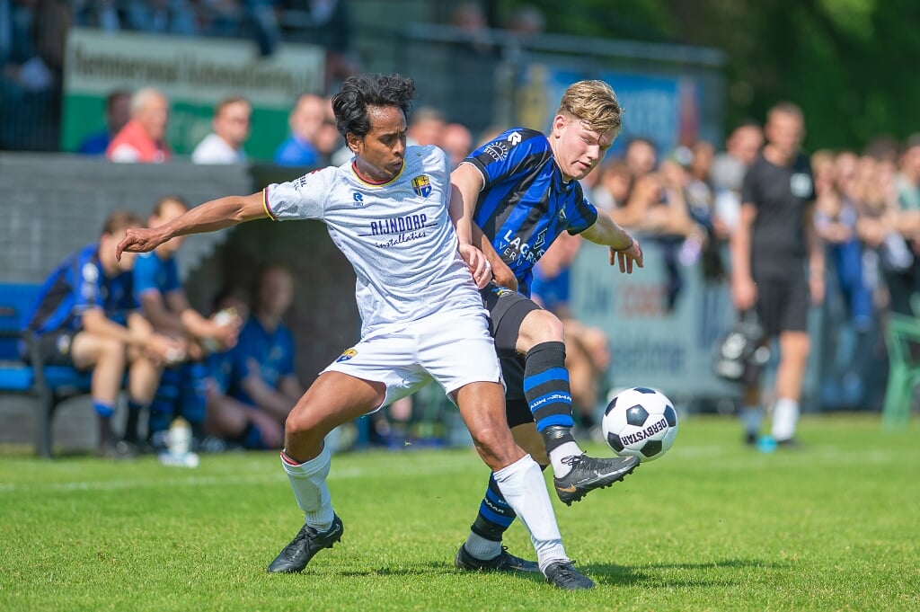 Jordy Manuputty speelde een sterke wedstrijd tegen Blauw Zwart. | Foto Paul Lichtenbeld