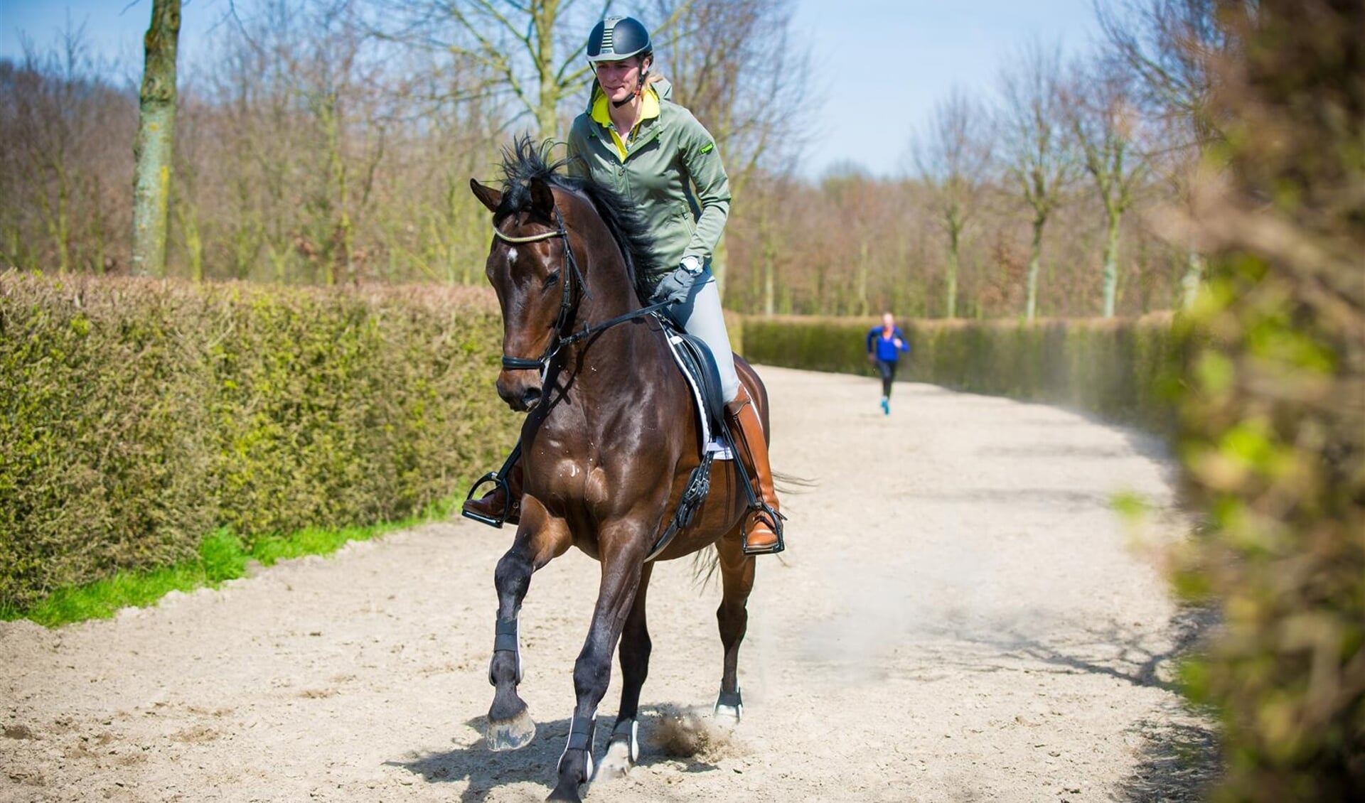 Ride Run Imke Gijs Bartels hardlopen paardrijden