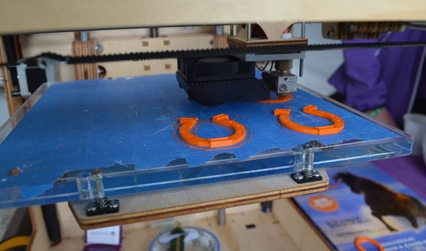3D printer in werking