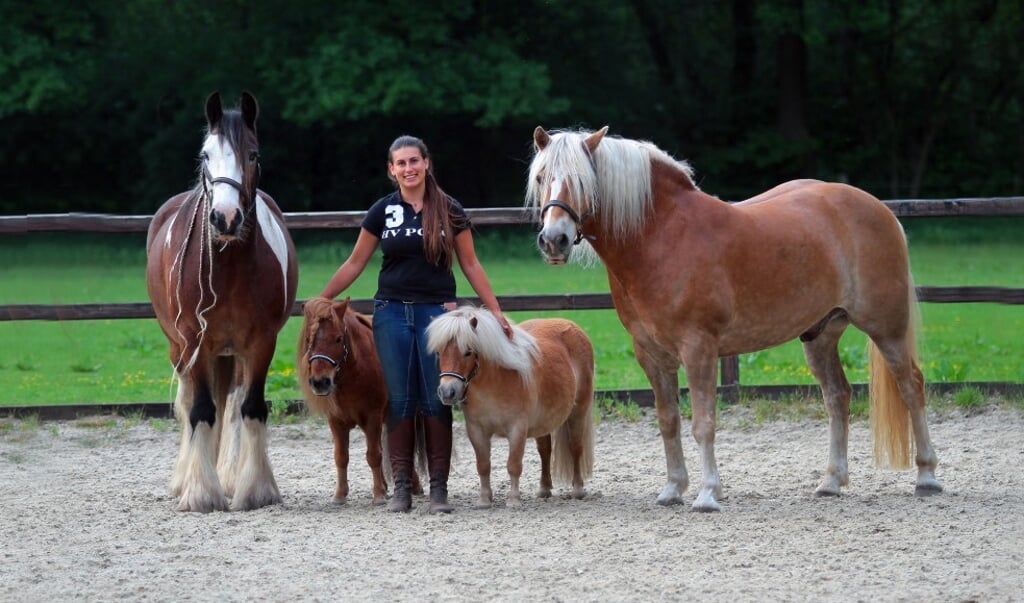 Megan Bakker en haar paarden