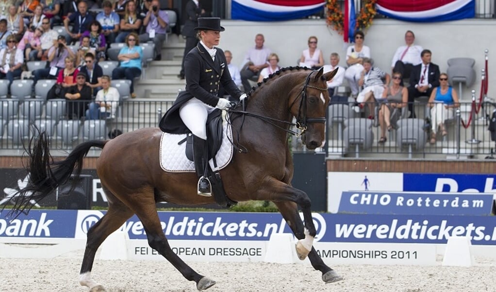 Isabell Werth en El Santo (foto: Remco Veurink)