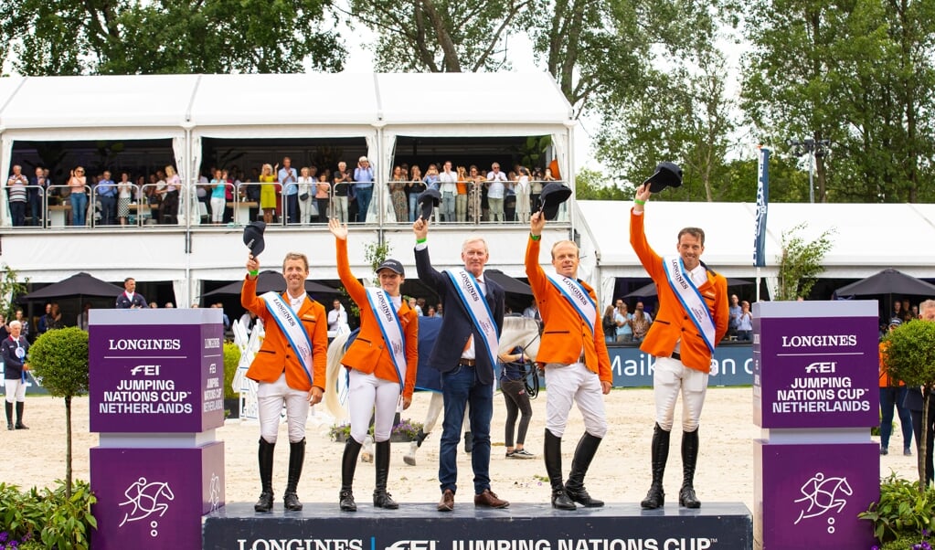 Team The Netherlands winning Nations Cup Rotterdam
CHIO Rotterdam 2022
© DigiShots