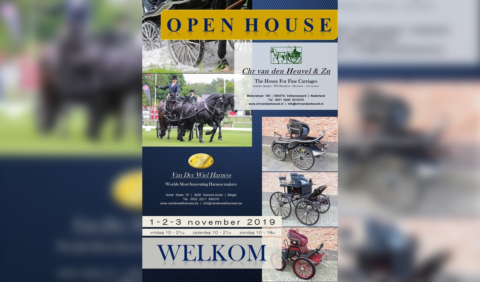 Open dagen Chr van den Heuvel & Zn en Van der Wiel Harness - Mensport